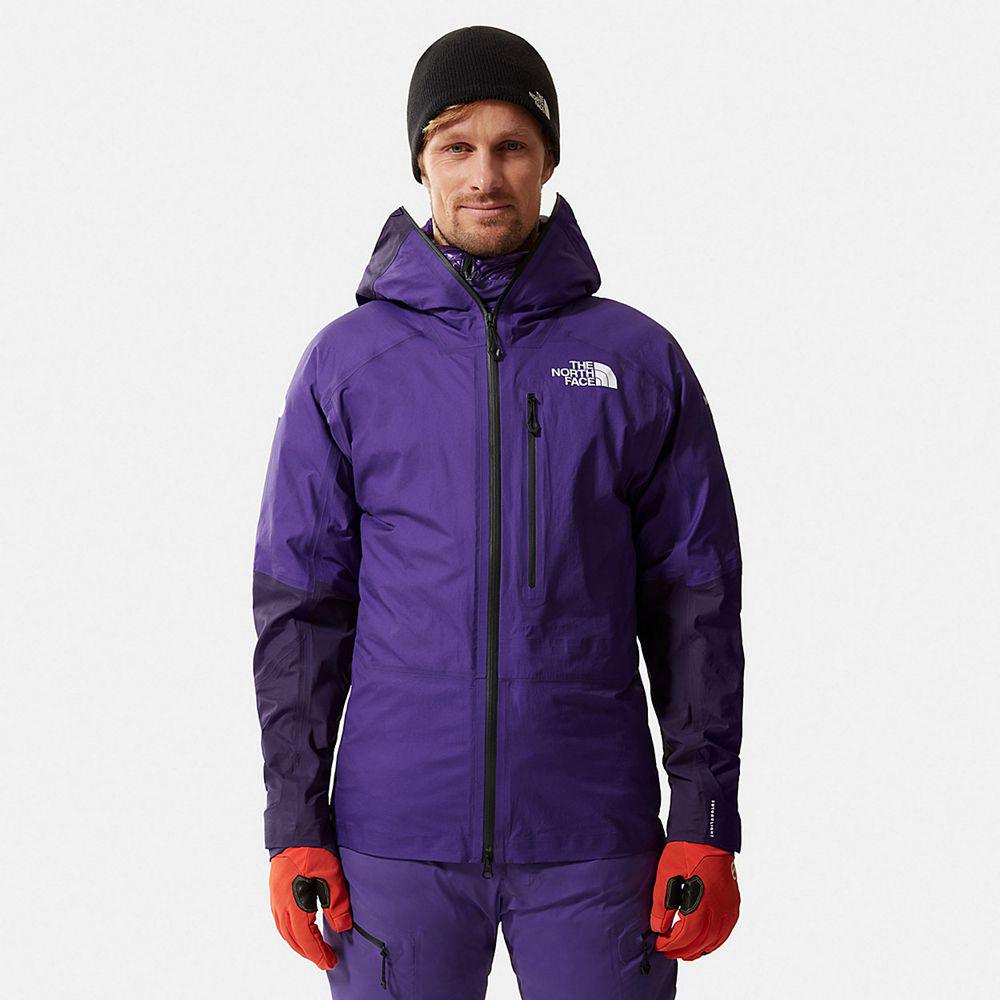 The North Face Amk L5 Futurelight™ Ανδρικα Αδιάβροχο Μπουφάν - Μωβ / Μαυρα Μωβ (RFKZ03768)